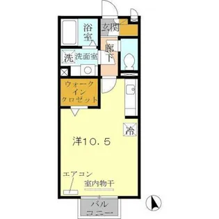 ハイツ エンカウンターⅡ【2階】の間取り