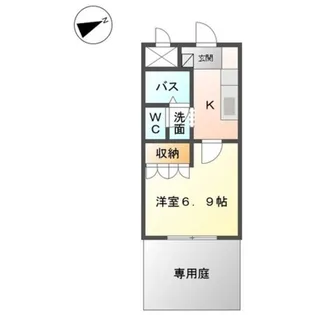 グランディール・プラム【1階】の間取り