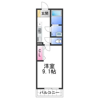 グランパシフィック和歌浦東innovation【1階】の間取り