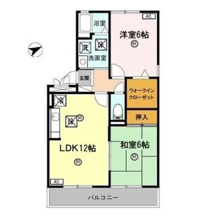 ファースト西浜【1階】の間取り