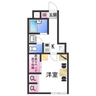 レオパレスWIN【1階】の間取り