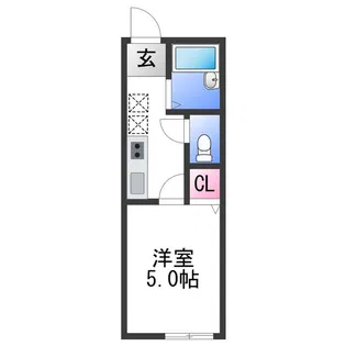TJ山A棟【1階】の間取り