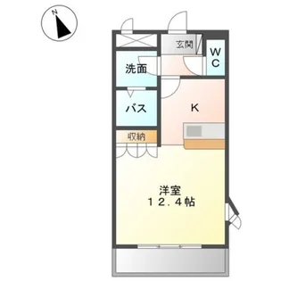 ソレイユ・コート【1階】の間取り