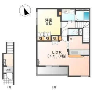 ハイム クラシス【2階】の間取り