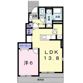 エテルネルⅠ【1階】の間取り