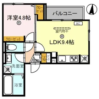 D−Luce黒田−EAST【3階】の間取り