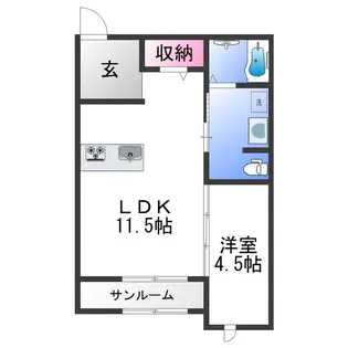 KOYA430【1階】の間取り
