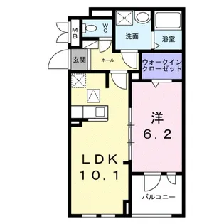 プラージュ【1階】の間取り