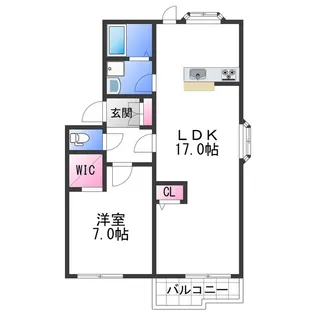 ラベニューコスモ【2階】の間取り