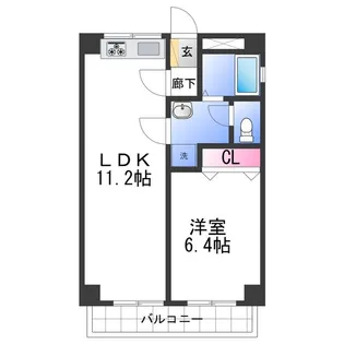 箕西マンション【2階】の間取り