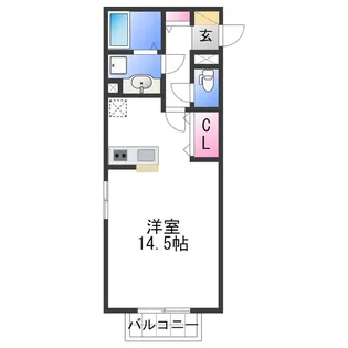 ソレアードi【1階】の間取り