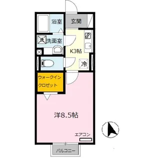 ソレアードi【2階】の間取り