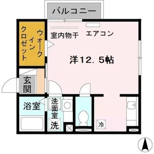 あーばんはいつ神前 A棟【2階】の間取り