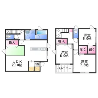 クレイドルガーデン和歌山市和歌浦東第4 1号棟【1階】の間取り
