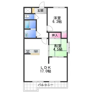 アンブリック【3階】の間取り