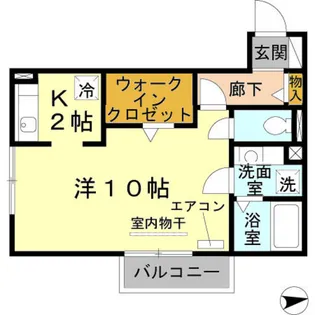 ネオハウス パティオ【2階】の間取り