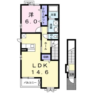 ブルーミー TH【2階】の間取り