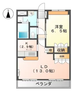 プランドール M&N【2階】の間取り