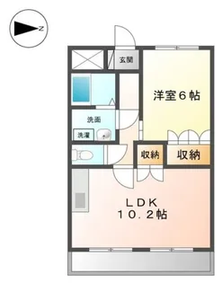 アンジュー 壱号館【2階】の間取り