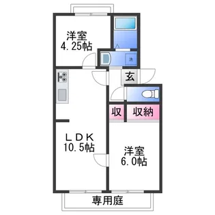コープU2【1階】の間取り