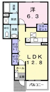 ノルテ フロレスタⅠ【1階】の間取り