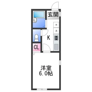 TJ船尾【1階】の間取り
