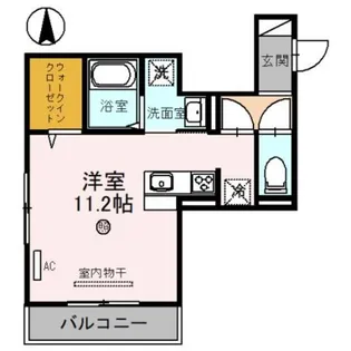 D−ROOM北田辺丁【3階】の間取り
