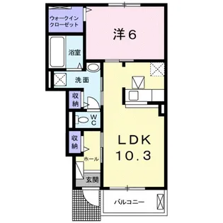 モデルノⅠ【0102号室】の間取り