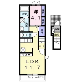 イデアール【2階】の間取り