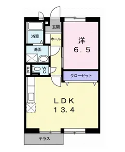 エルディムⅡ【101号室】の間取り