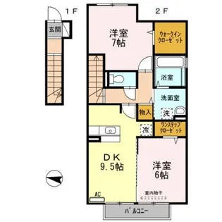 ドエル・TOMOⅡ【2階】の間取り