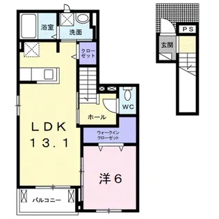 GRAND HILLS【2階】の間取り