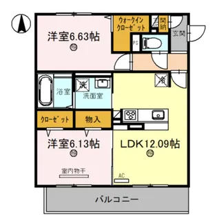 Luxe Labague【1階】の間取り