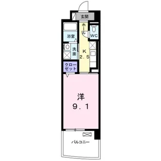 ノースグランパス【1階】の間取り