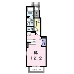 セイバリーE【1階】の間取り