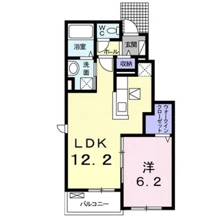 ルーダ宮前【102号室】の間取り