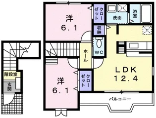 セレーノⅡ【2階】の間取り