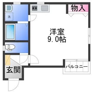 シャルムアシベ【3階】の間取り