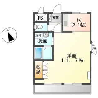 ヴィレッジ名草PARTⅢ【2階】の間取り