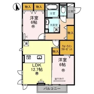 ブリエテラス【2階】の間取り