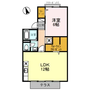 セジュールMT【1階】の間取り