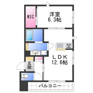 ハルミエールⅡ【2階】の間取り