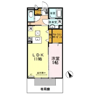 ソフィアルーチェ【1階】の間取り