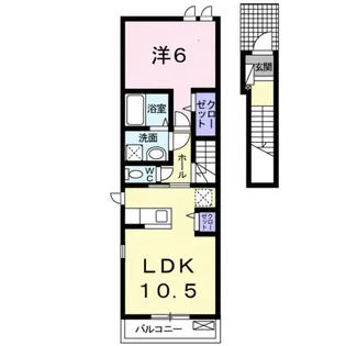 Yu・Rian 24【203号室】の間取り