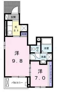 GRAND HILLS【1階】の間取り