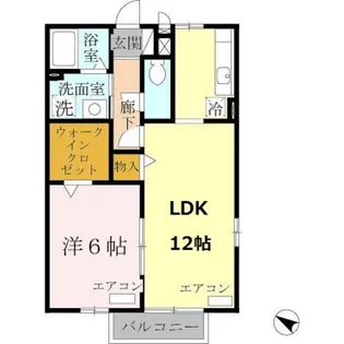 マリン毛見【2階】の間取り