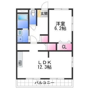 コーポ葵【2階】の間取り
