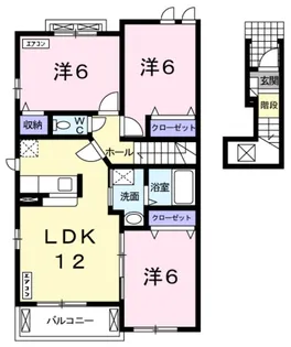 アヴァンセ【2階】の間取り