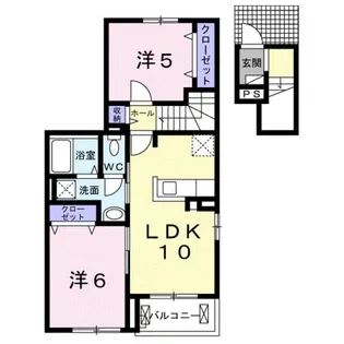 ベル・カーサ【2階】の間取り