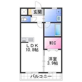 Glanzみなと【1階】の間取り